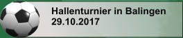 Hallenturnier in Balingen 29.10.2017