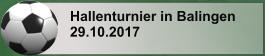 Hallenturnier in Balingen 29.10.2017